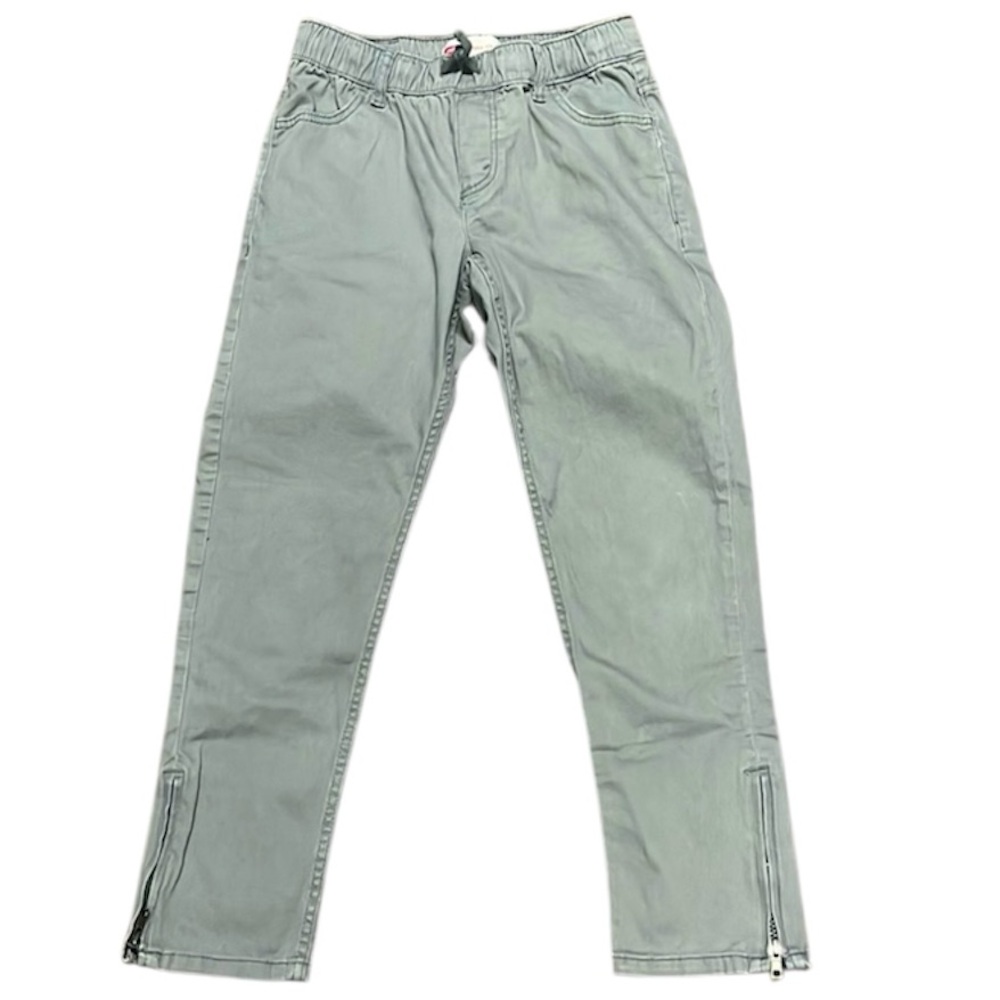 Levi’s Boys 10/12 Gray Pull-On Jogger Pants Ankle Zip